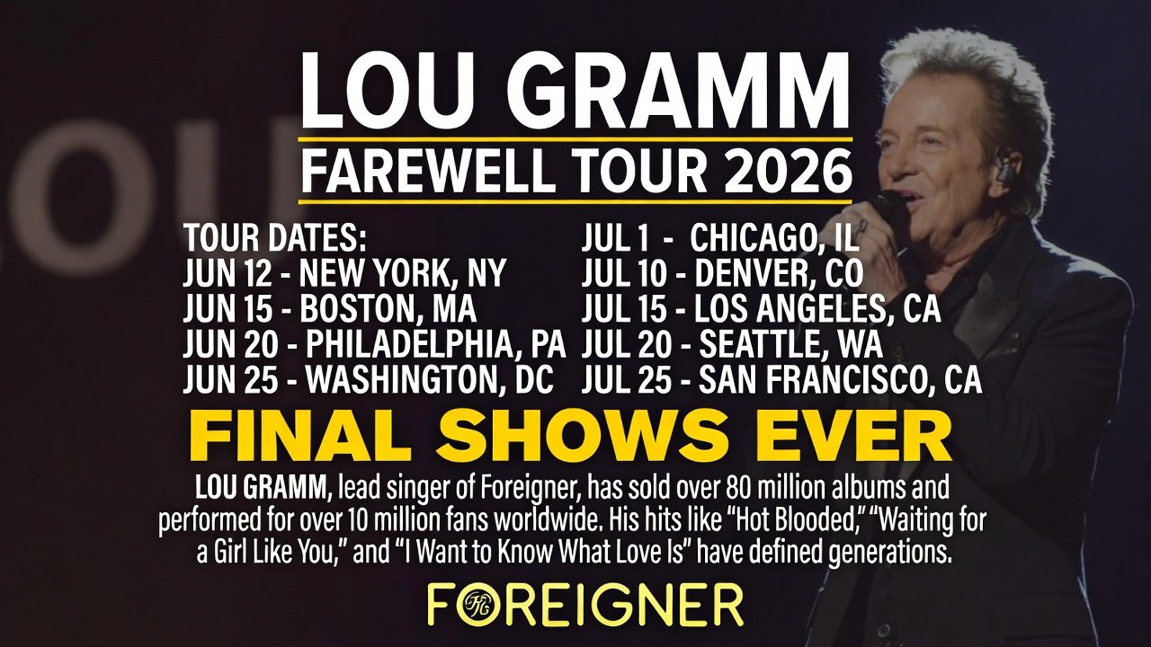 Lou Gramm Farewell Tour