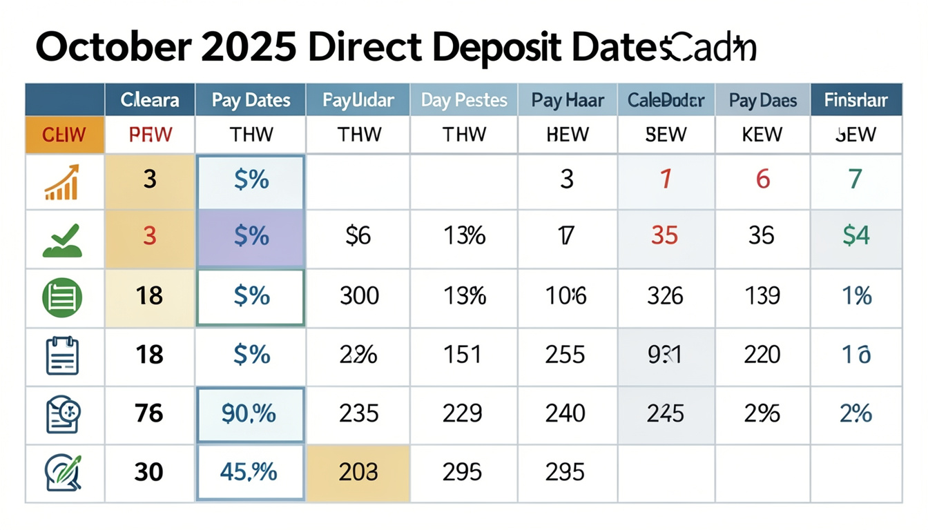 direct deposit payment october 2025