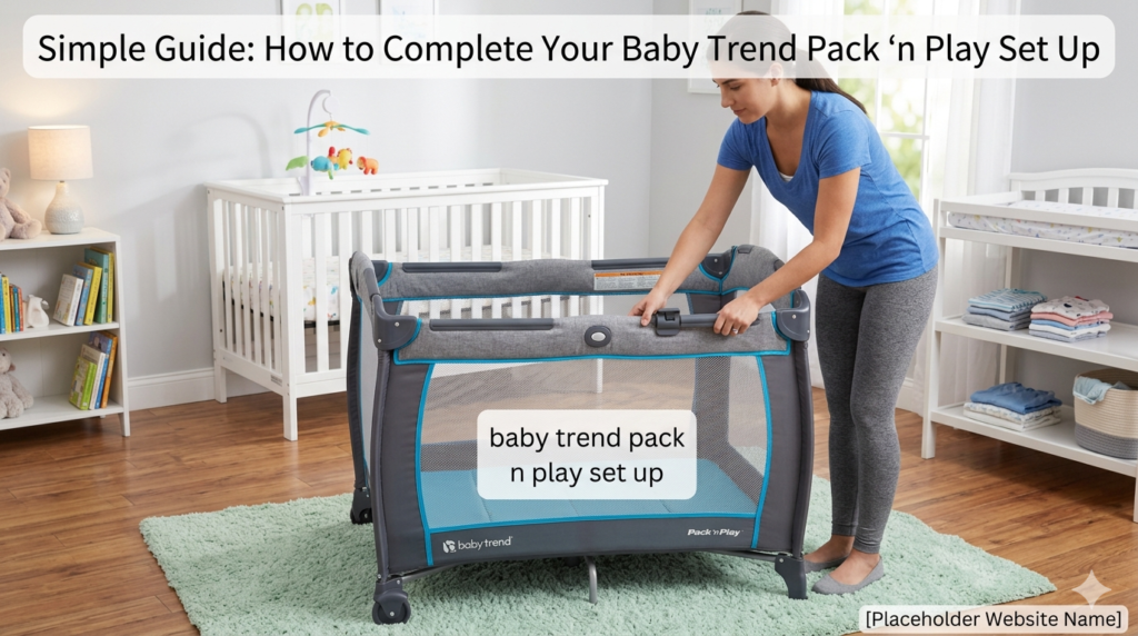 baby trend pack n play set up